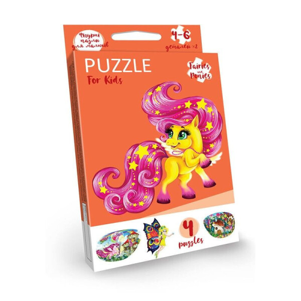 

Развивающие пазлы "Puzzle For Kids" PFK-05-12 (Единорог)
