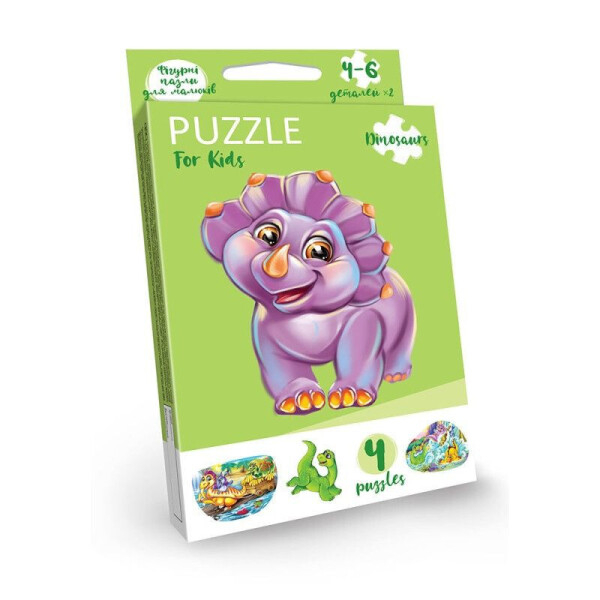 

Развивающие пазлы "Puzzle For Kids" PFK-05-12 (Дино)