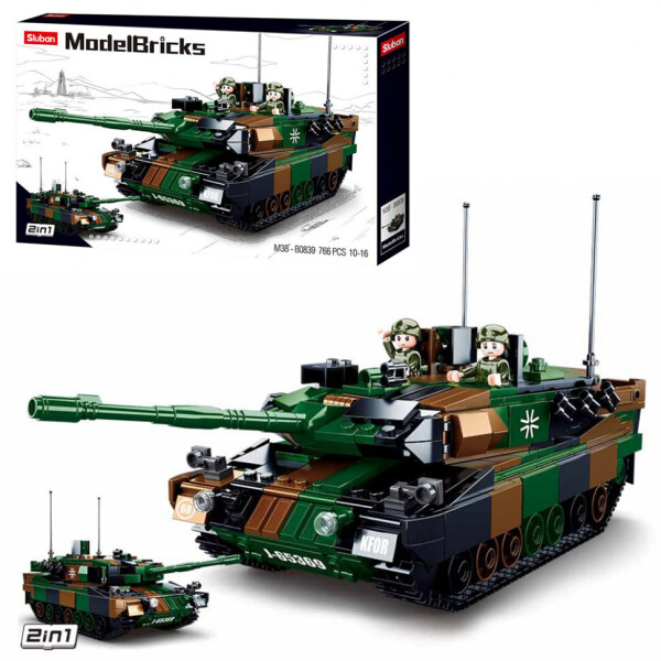 

Конструктор танк SLUBAN M38-B0839, 766 деталей
