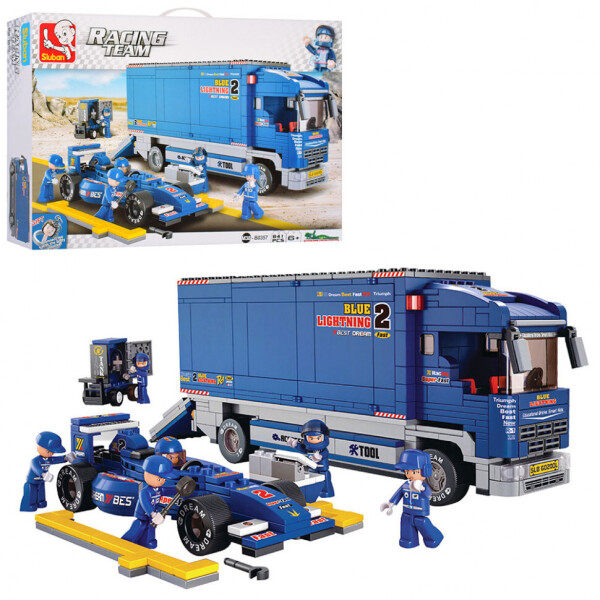 

Конструктор SLUBAN M38-B0357 Автоформула, транспорт, фигурки, 641 дет,