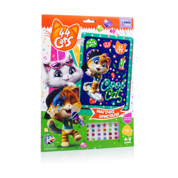 

Набор для творчества "Cool Cat" «Магические кристаллы. 44 Котёнка» (укр) VT4411-03
