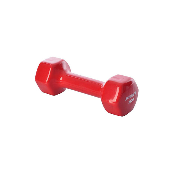 

Гантель с виниловым покрытием M 0290, 2кг (Красный)