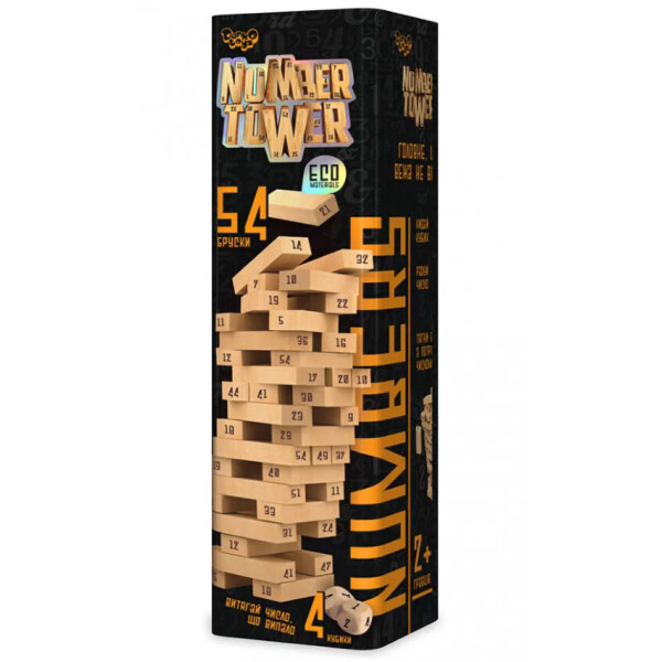 

Развивающая настольная игра "NUMBER TOWER" рус. NT-01