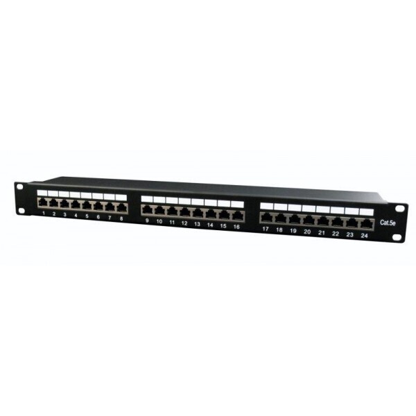 

Патч-панель Cablexpert (NPP-C524-002) 19" 24 порта, UTP, cat.5e
