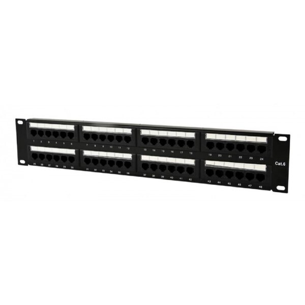 

Патч-панель Cablexpert (NPP-C648CM-001) 19" 48 портов, UTP, cat.6