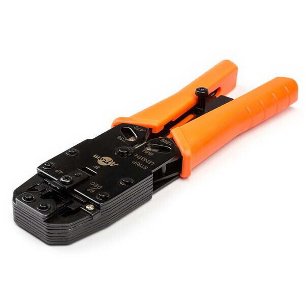 

Инструмент для обжимки RJ-45/RJ11 Atcom 2008R, блистер (проф. линейка)