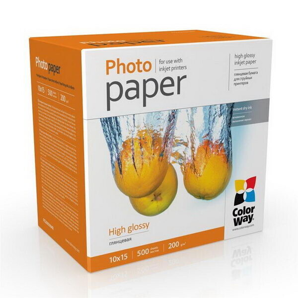 

Фотобумага CW глянцевая 200г/м2 10x15см 500л (PG2005004R)