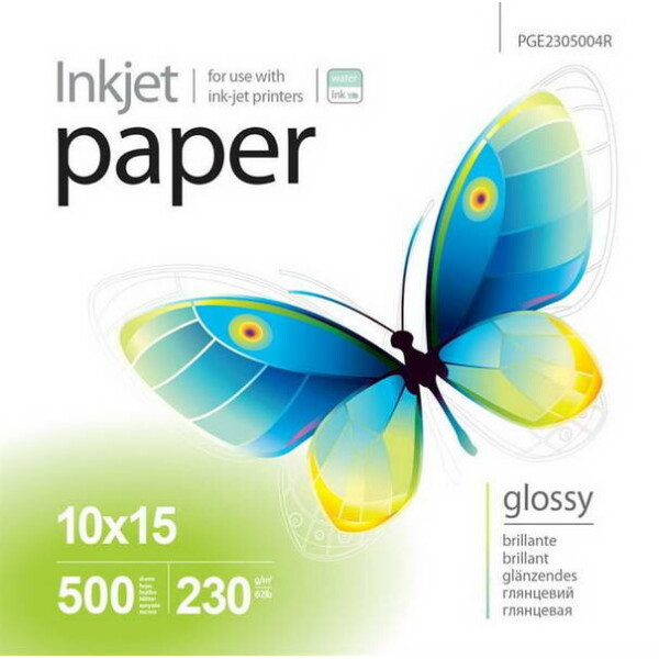 

Фотобумага PrintPro глянцевая 230г/м2 10x15см 500л (PGE2305004R)