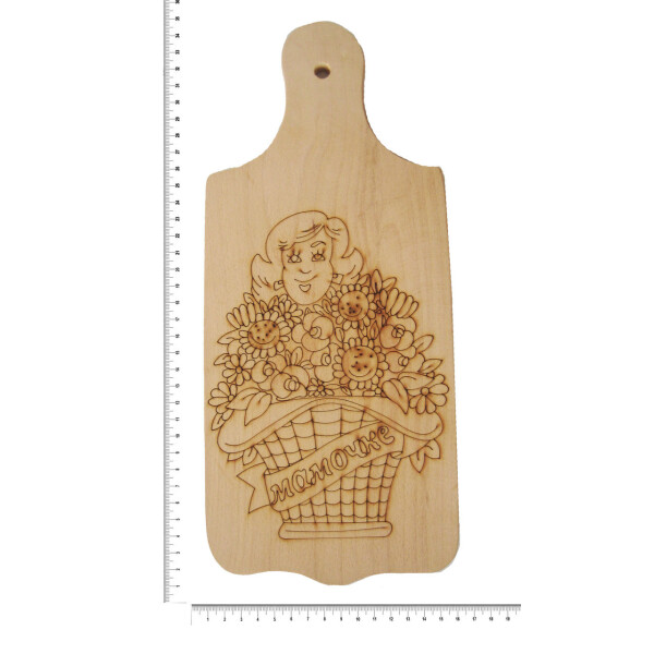 

Доска сувенирная HOT-KITCHEN Мамочке Деревянная с выжиганием 15*30 см (554)