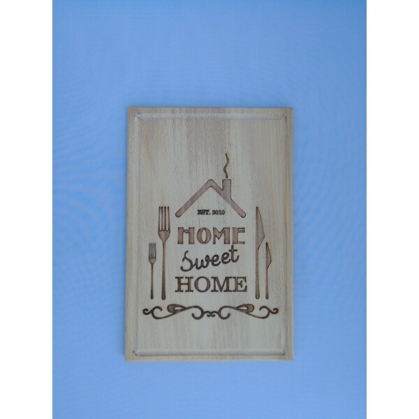 

Доска сувенирная HOT-KITCHEN Home sweet home Деревянная с выжиганием 20*30 см (дк13)
