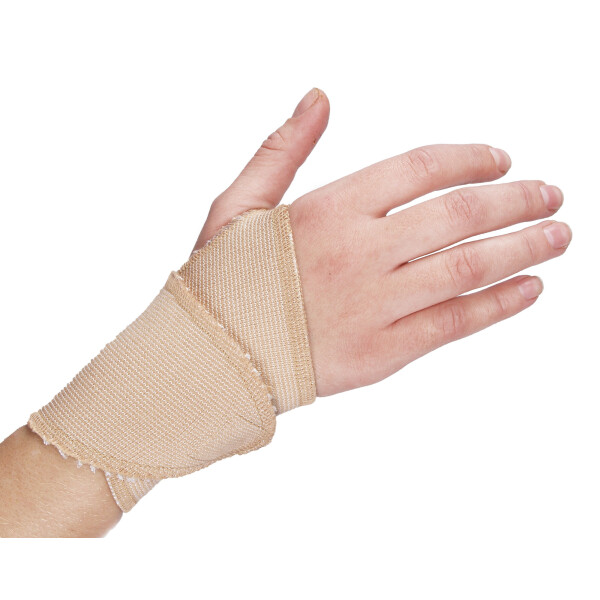 

Напульсник, фиксатор запястья (запястный бандаж), повязка медицинская эластичная на лучезапястный сустав с фиксатором ТМ"ВІТАЛІ" размер №1 (2065)