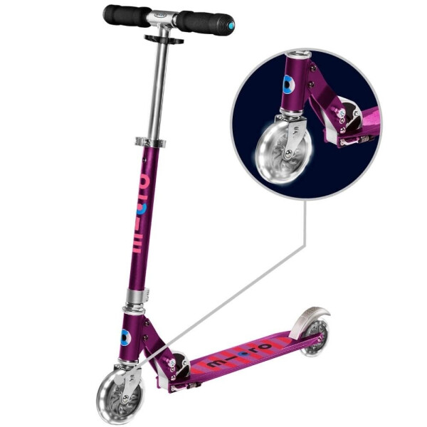 

Самокат Micro Sprite Purple Stripe LED (SA 0219) фиолетовый (sa-19756)