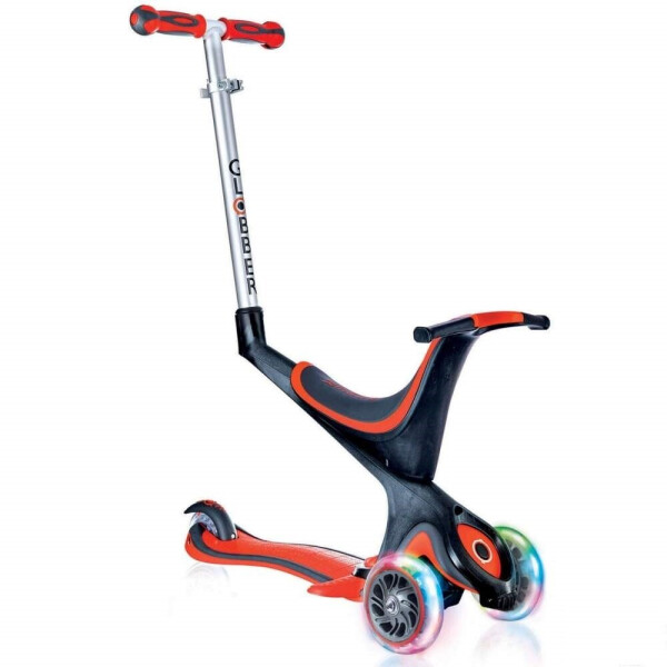 

Самокат-беговел Globber EVO 5 in 1 со светящимися колесами Красный (sa-18155)