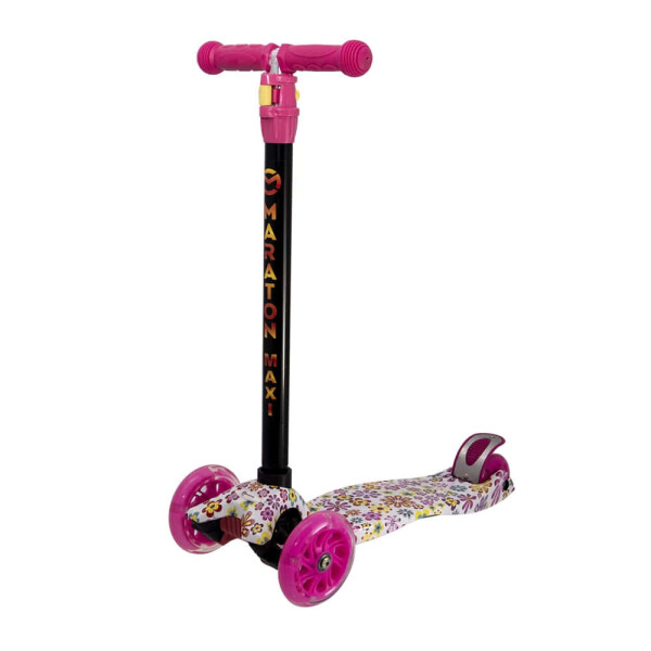 

Самокат Maraton Maxi-B космос со светящимися колесами Розовый (sa-19331)