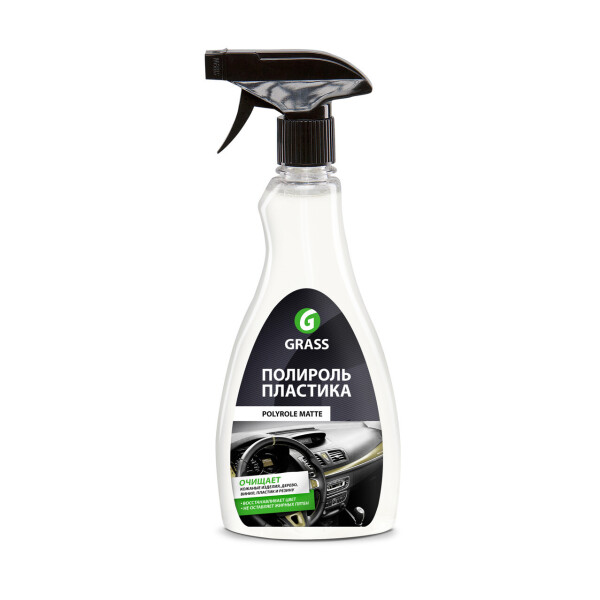 

Полироль-очиститель пластика Grass «Polyrole Matte» матовый блеск 500 мл.