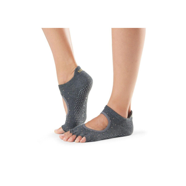 

Носки для йоги ToeSox Half Toe Bellarina Grip Glam S (36-38.5)