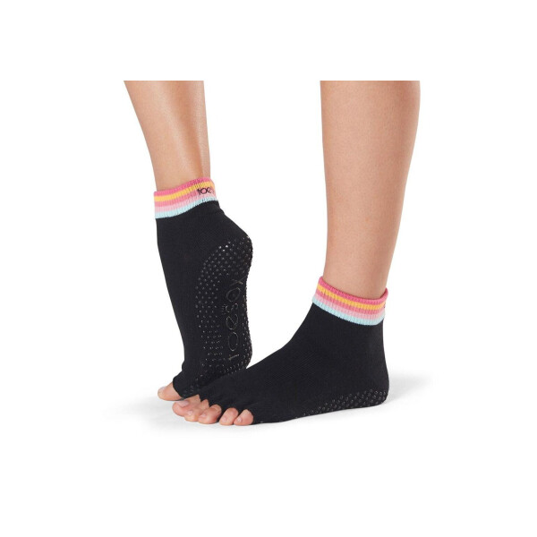 

Носки для йоги ToeSox Half Toe Ankle Grip Retro S (36-38.5)