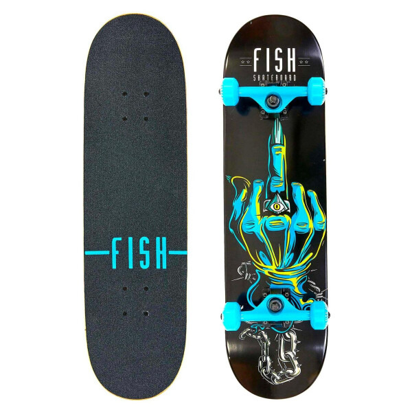 

Скейтборд деревянный канадский клен для трюков Fish Skateboards Finger 79см (sk892)
