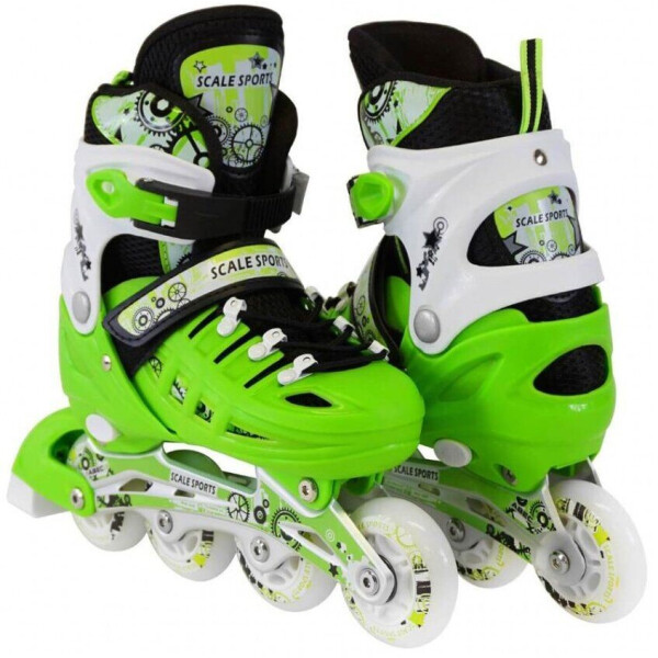 

Раздвижные роликовые коньки Scale Sport Салатовые размер 31-34 (rls16-1)