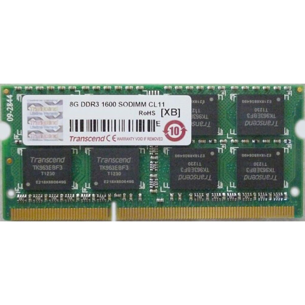 

Transcend SO-DIMM JM1600KSH-8G 8Gb JetRAM DDR3-1600 (JM1600KSH-8G)