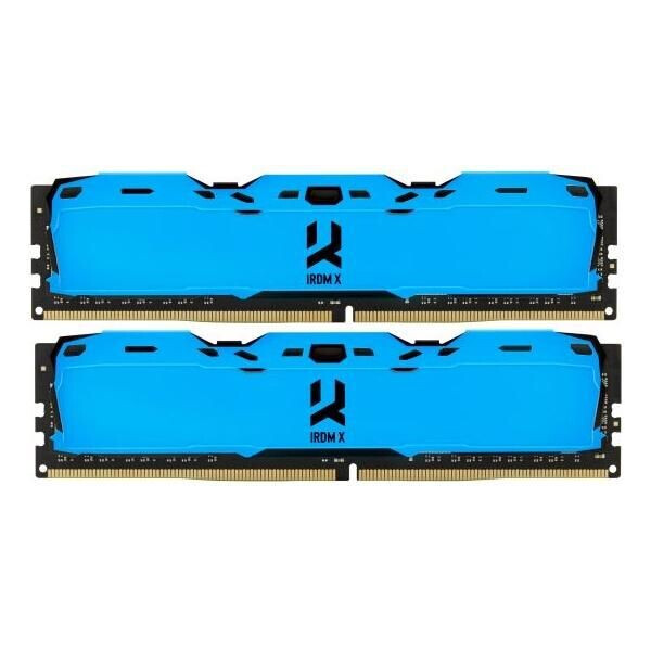 

Оперативная память Goodram DDR4-3000 16384MB PC4-24000 (Kit of 2x8192) IRDM X Blue (IR-XB3000D464L16S/16GDC)