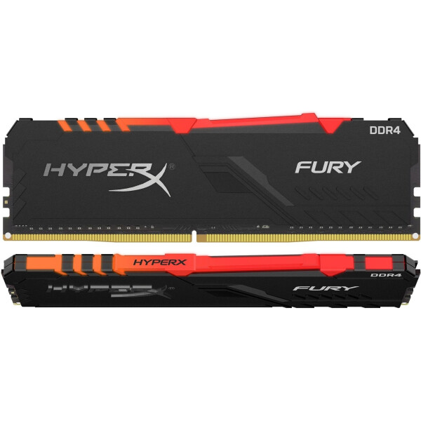 

DDR4 32GB 2666 MHz HyperX Fury RGB Kingston (HX426C16FB3A/32)