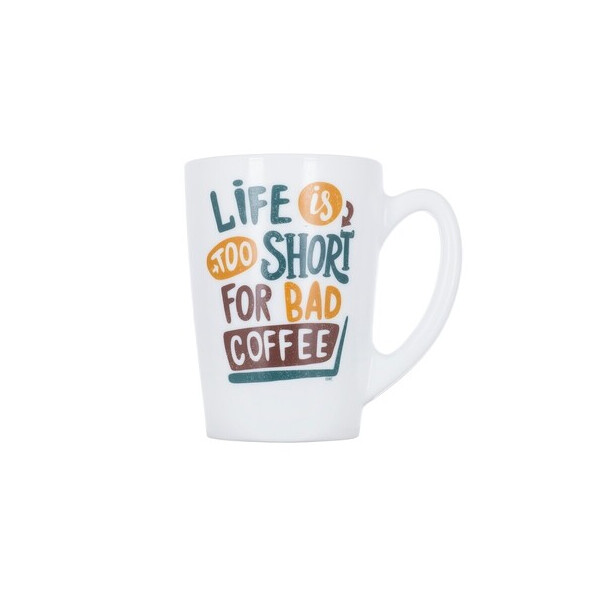 

Чашка Luminarc New Morning Life is Short 320 мл (6596234)