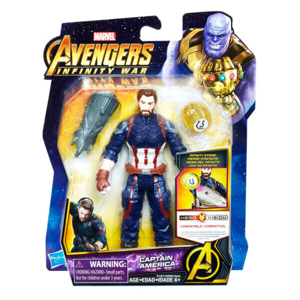 

Фигурка Марвел Капитан Америка 15 см с камнем бесконечности Hasbro E1407/E0605