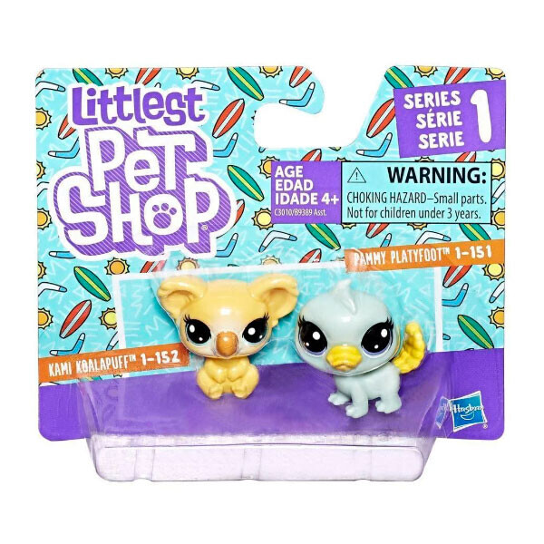 

Набор Littlest Pet Shop зверюшки Pammy Platyfoot Kami Koalapuff Hasbro C3010/B9389