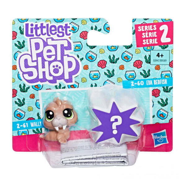 

Набор Littlest Pet Shop зверюшки Wally Walro Eda Redfish Hasbro E0947/B9389