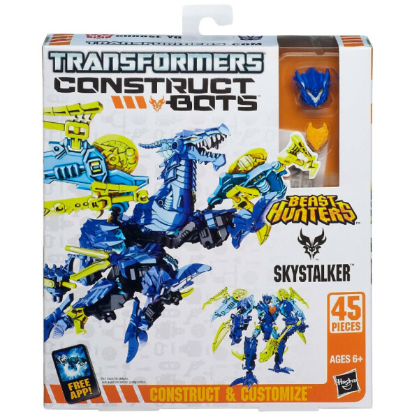 

Трансформеры Констракт боты Скайсталкер. Оригинал Transformers Hasbro A5683/A3736