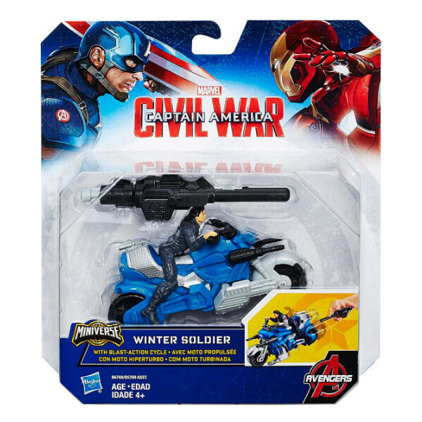 

Мстители Марвел фигурка Зимний Солдат на боевом мотоцикле Hasbro B6769/B5769
