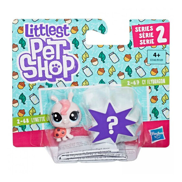 

Набор Littlest Pet Shop зверюшки Lynette Ladyfly Cy Flydragon Hasbro E0948/B9389