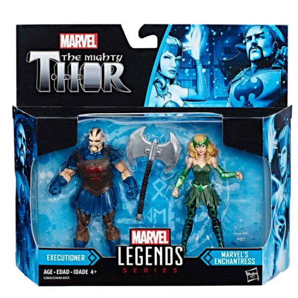 

Фигурки Marvel Legends The Mighty Thor Чародейка 10 см и Палач 12 см Hasbro C2042/C2040