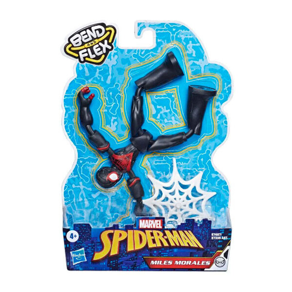 

Фигурка Бенди Человек-паук Майлз Моралес Bend and Flex 16 см Hasbro E7687/E7335
