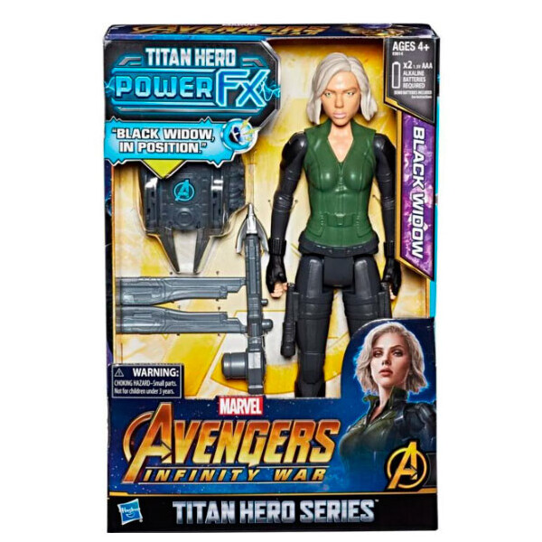 

Фигурка Марвел Титаны Черная Вдова 28 см cо звуковым модулем Power FX Hasbro C-3632B