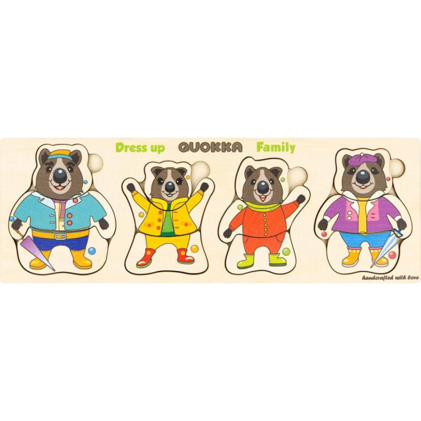 

Набор пазлов-вкладишей Quokka Семья Квока 72 эл. (QUOKA001QF)