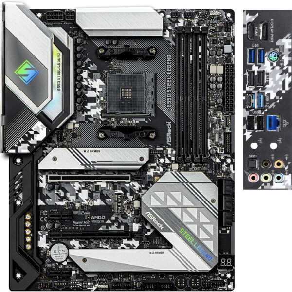 

Материнская плата ASRock B550 Steel Legend (sAM4, AMD B550, PCI-Ex16)