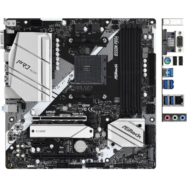 

Материнская плата ASRock B550M Pro4 (sAM4, AMD B550, PCI-Ex16)