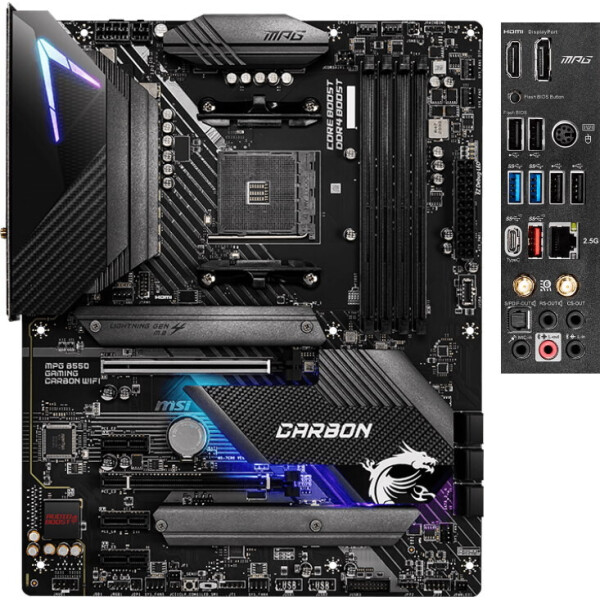

Материнская плата MSI MPG B550 GAMING CARBON WIFI