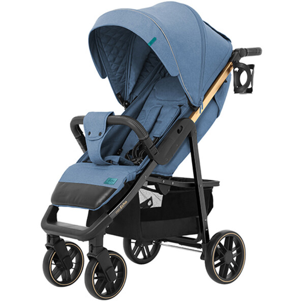 

Коляска прогулочная с амортизаторами CARRELLO Echo CRL-8508/2 Azure Blue +дождевик