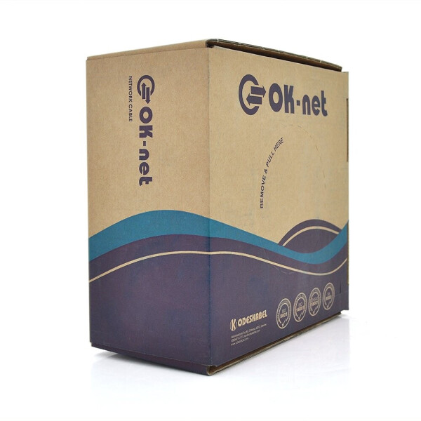 

Кабель Одескабель КПВ-ВП (100) 24AWG 4P (UTP-cat.5E-SL), OK-net, CU, для внутр. работ, 305м.