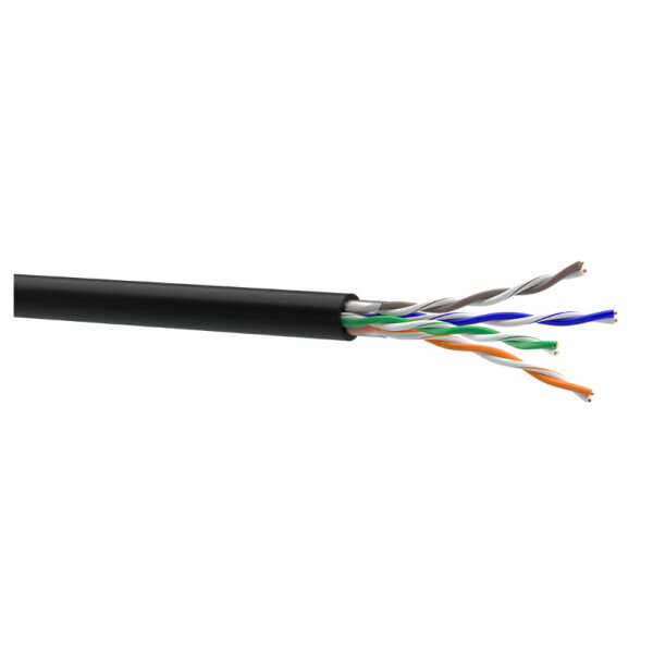 

Кабель Одескабель КПП-ВП (100) 24AWG 4P (UTP-cat.5E-SL), OK-net, СU, изоляция ПЭ, для нар. работ, 305 м.