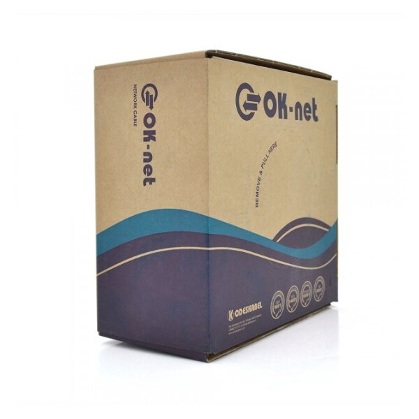 

Кабель Одескабель КППЭ-ВП (100) 24AWG 4P (FTP-cat.5E-SL), OK-net, CU, изоляция ПЭ, экран. для наружных работ, 100 м.