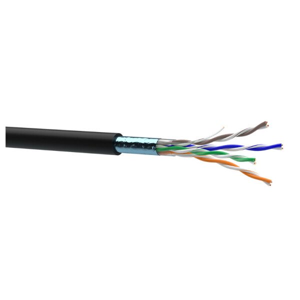 

Кабель Одескабель КППЭ-ВП (100) 24AWG 4P (FTP-cat.5E-SL), OK-net, CU, изоляция ПЭ, экран. для наружных работ, 305 м.