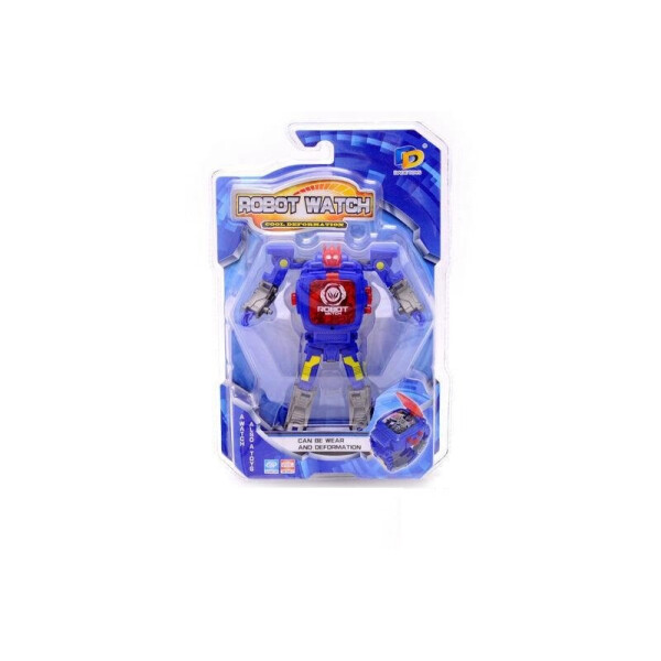

Детская игрушка Robot Watch часы робот трансформер 2 в 1 Blue