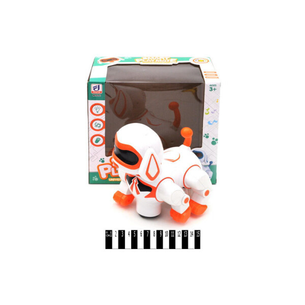 

Интерактивная собака YG Toys "Собака-робот" 24,4 * 15,5 * 22,5 см., Белый 8202