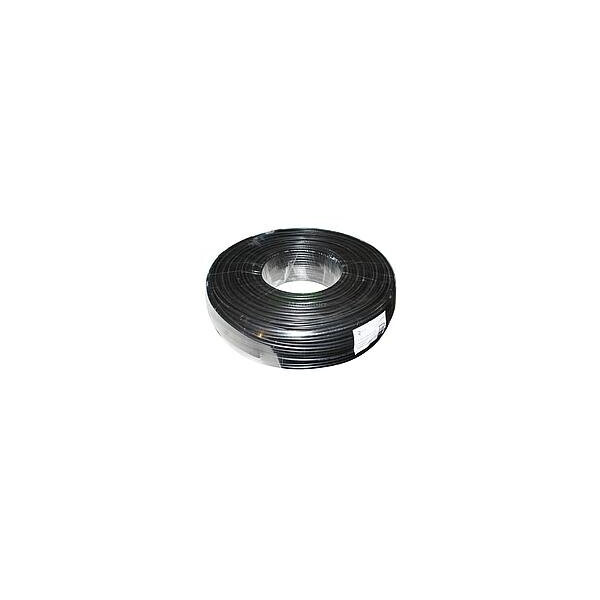 

Кабель коакс. с питанием+трос RITAR BM100-RG59+2x0.5mm+1x1.2mm, 0,81 мм.CU, 64x0.12m CCA желтый экран, 75 Ом, FPE, 6,91мм черная