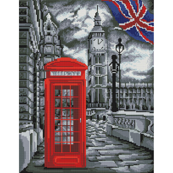 

Алмазная мозаика BRUSHME Символы Лондона 40x50 см., Украина