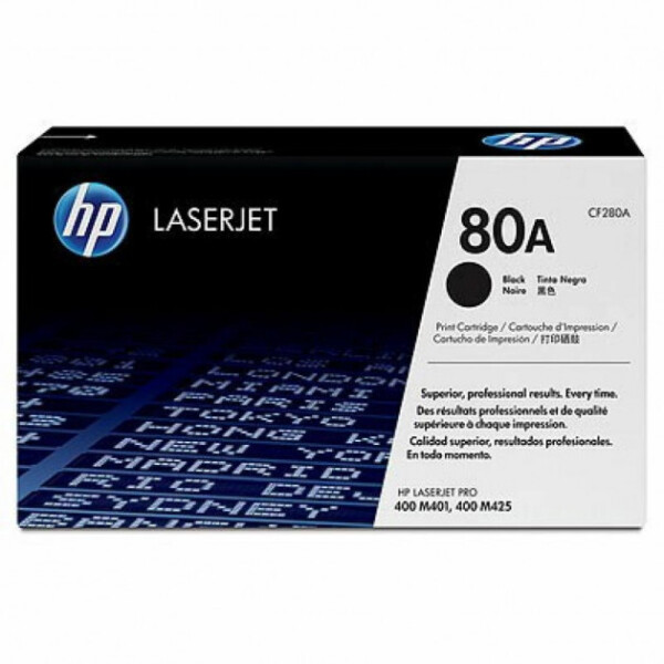 

Картридж HP LJ 80A для Pro 400 M401/Pro 400 MFP M425 (CF280A) (WY36CF280A)